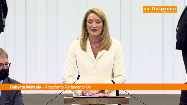 Parlamento Ue, neo eletta Metsola ricorda Sassoli Grazie David