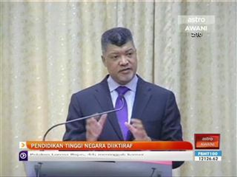 Pendidikan tinggi negara diiktiraf