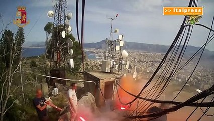 Incendio a Monte Pellegrino, Daspo per 13 ultras del Palermo
