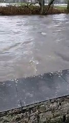 Flooding in Bakewell (Storm Franklin, February 21)