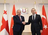 TBMM Başkanı Şentop, Gürcistan Başbakanı Garibashvili ile görüştü