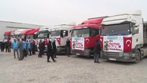 Suriye'nin İdlib kentine 8 tır insani yardım gönderildi