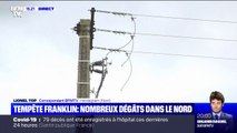 Tempête Franklin: 16.000 foyers privés d'électricité dans les Hauts-de-France