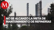 ASF: erogaciones por mantenimiento en refinerías se cumplieron sólo al 47.9