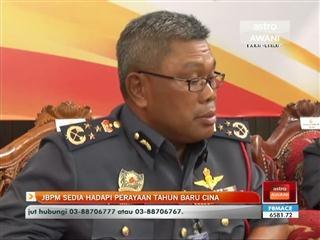JBPM sedia hadapi perayaan Tahun Baru Cina