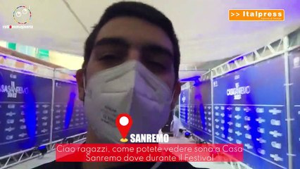 Ultimi preparativi prima del Festival di Sanremo