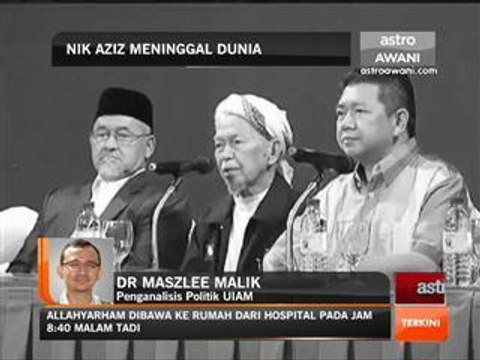 Penganalisis Politik: Datuk Nik Aziz meninggal dunia
