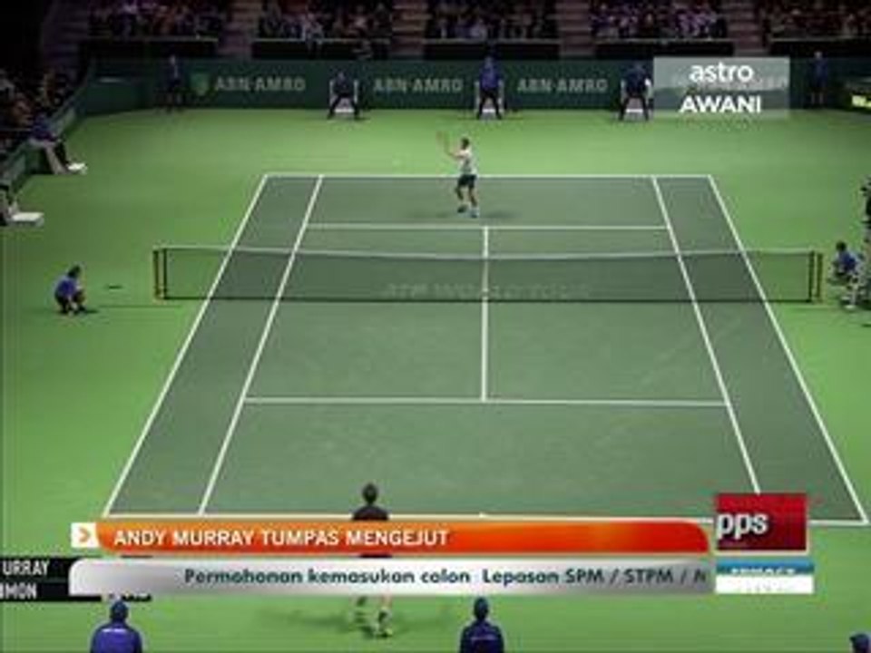 Andy Murray tumpas mengejut