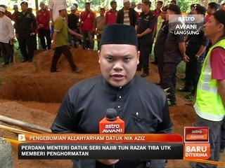 Perkembangan semasa pengebumian Allahyarham Datuk Nik Aziz