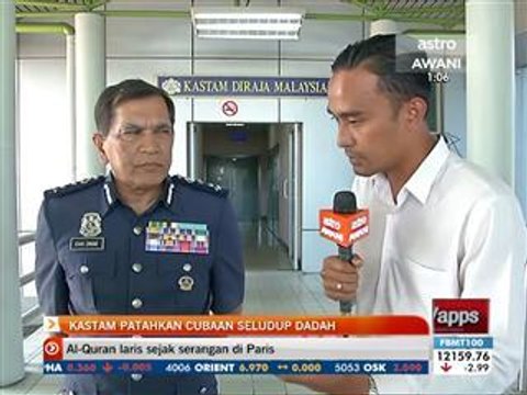 Kastam patahkan cubaan seludup dadah