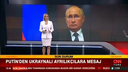 Son dakika... Putin'den Ukrayna mesajı: Somut bir tehditle karşı karşıyayız