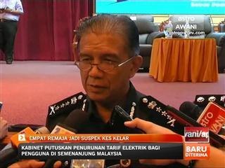 Empat remaja jadi suspek kes kelar