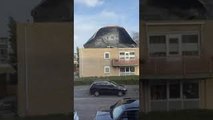 Strong Winds Remove Roof