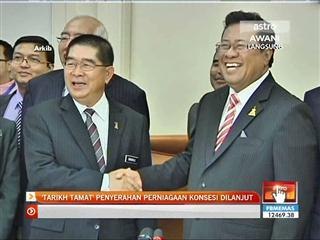 Tarikh tamat penyerahan perniagaan konsesi dilanjut