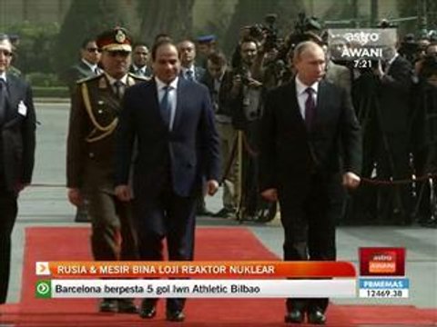 Rusia & Mesir bina loji reaktor nuklear