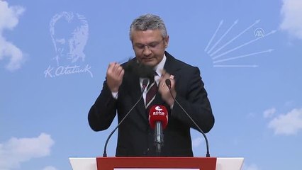 CHP Genel Başkan Yardımcısı Salıcı, MYK toplantısına ilişkin açıklama yaptı
