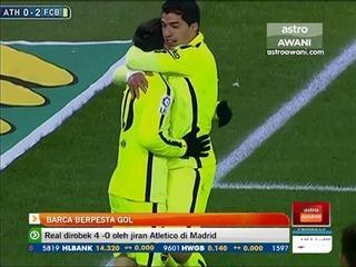 Barca berpesta gol tewaskan Athletic Bilbao