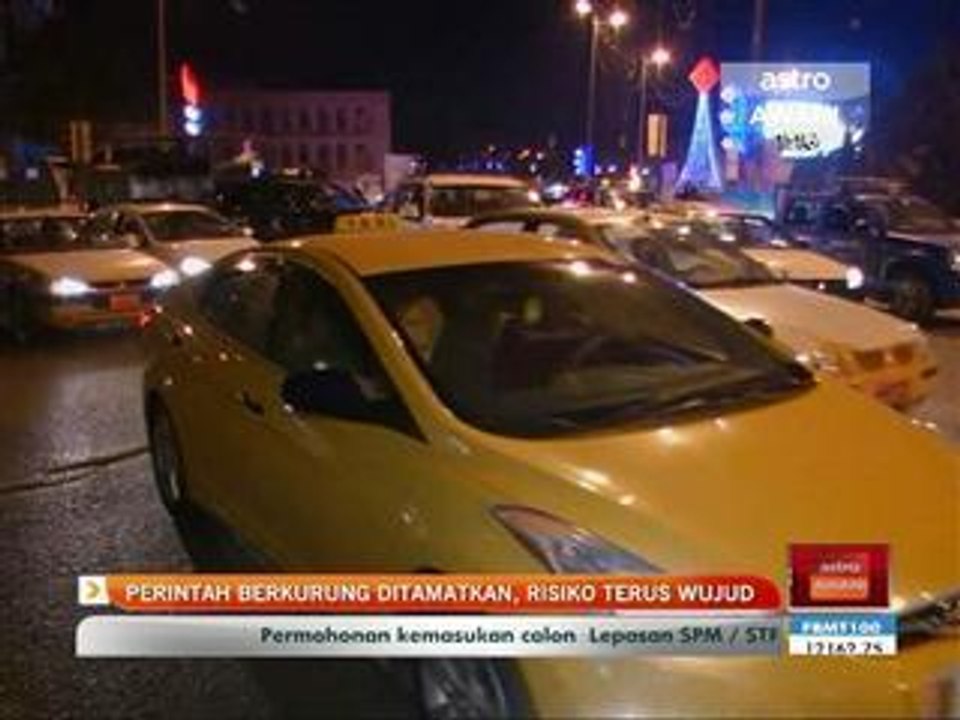 Perintah berkurung ditamatkan, risiko terus wujud