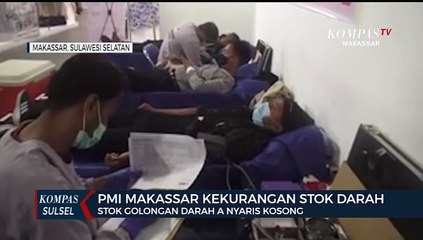 PMI Makassar Kekurangan Stok Darah