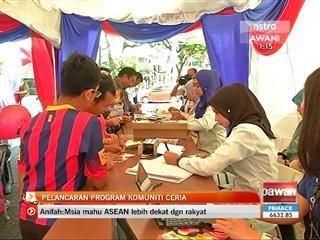 Pelancaran Program komuniti ceria
