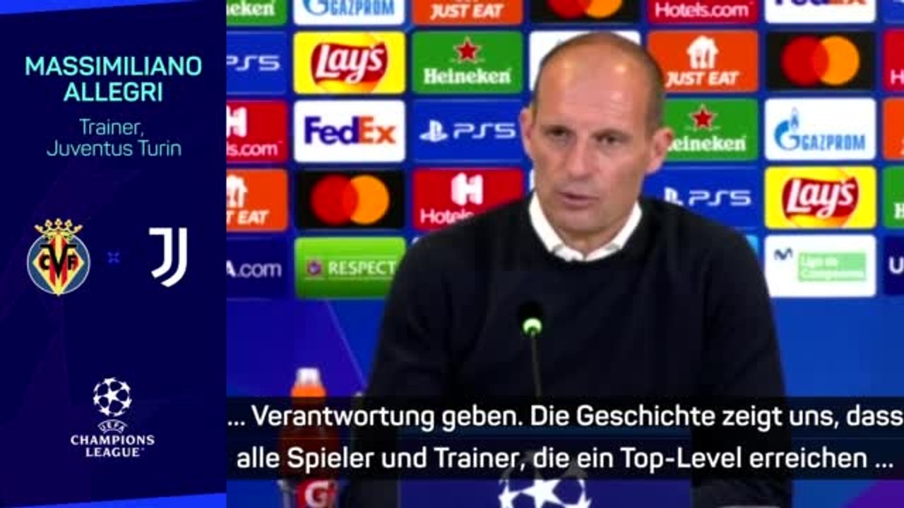 Allegri: “vlahovic ist außergewöhnlich, aber...”