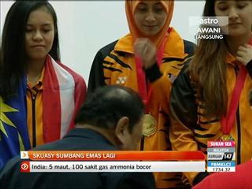 Skuasy sumbang emas lagi
