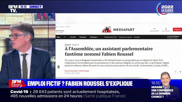 Fabien Roussel sur les accusations d'emploi fictif: J'ai fourni un travail véritable, dur, auprès de tous ceux qui luttaient