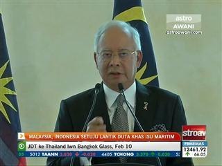 Malaysia, Indonesia setuju lantik duta khas isu maritim