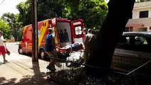 Idosa fica ferida ao sofrer queda em imóvel na Rua Curitiba