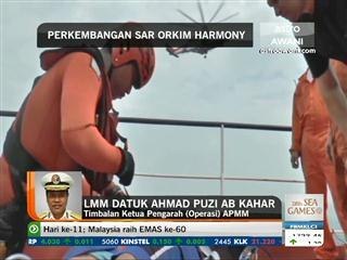 Perkembangan SAR MT Orkim Harmony (16 Jun, 12 tengahari)