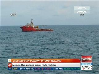 Lagi serpihan pesawat ditemui nelayan