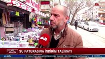 Su faturasında indirim talimatı