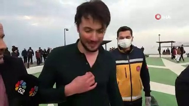 Ordu’da yamaç paraşütçüsü eğitim sırasında denize düştü