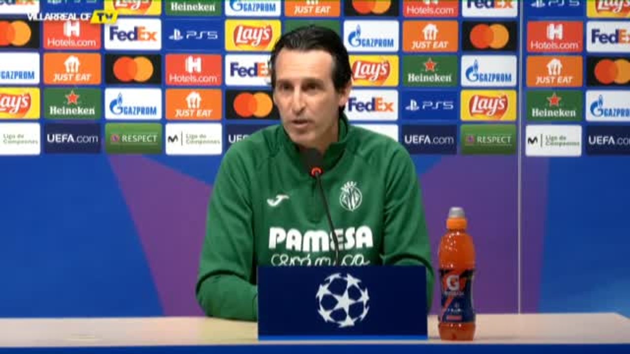 Emery: "La Juventus es favorita, pero nos gustan estos retos"