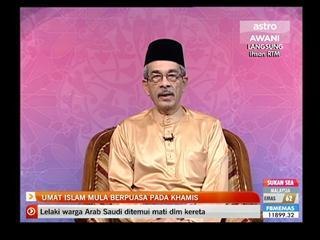 Umat Islam mula berpuasa pada Khamis