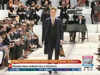 Minggu Fashion London dibuka dengan Topman, Burberry