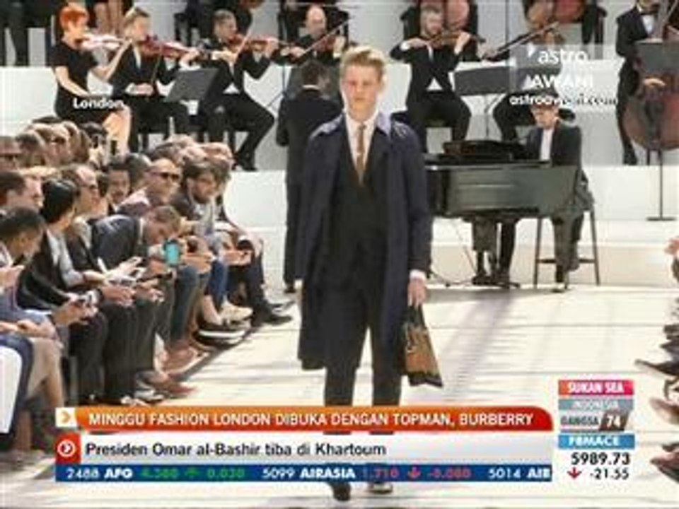 Minggu Fashion London dibuka dengan Topman, Burberry
