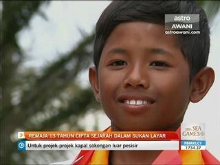 Remaja 13 tahun cipta sejarah dalam sukan layar