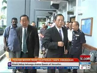 Peguam mohon Nizar dilepaskan tanpa dibebaskan