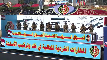 الفريق أول محمد زكى  يشهد حفل انتهاء فترة الإعداد العسكرى لطلبة الكليات العسكرية
