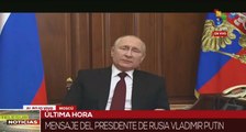Vladímir Putin resalta contribución de Rusia a relaciones bilaterales con Ucrania