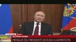 Vladímir Putin resalta contribución de Rusia a relaciones bilaterales con Ucrania
