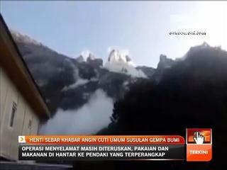 Henti sebar khabar angin cuti umum susulan gempa bumi di Sabah