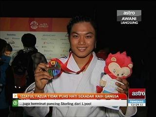 Izzatul Fazlia tidak puas hati sekadar raih gangsa