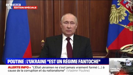 Vladimir Poutine: "L'Ukraine a été entièrement construite et créée par Lénine"
