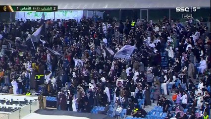 هدف الشباب الثانى ضد الأهلى