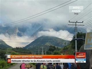 Sejarah gempa bumi Ranau
