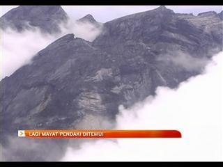 Gempa Sabah: Lagi mayat pendaki ditemui