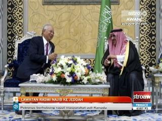 Najib tiba di Jeddah mulakan lawatan rasmi