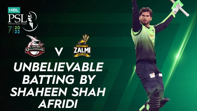 Unbelievable Batting By Shaheen Shah Afridi | Lahore Qalandars vs Peshawar Zalmi | Match 30 | HBL PSL 7 | ML2G